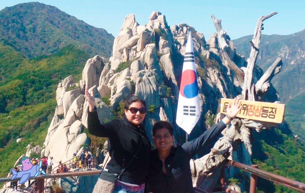 ricardo ruiz villalobos y su viaje por el mundo a Corea